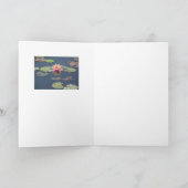 Grußkarte "rosa Lotus-Blüte" Karte (Innenseite)