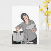 Grußkarte "Rühren des Pots" Karte (Gelbe Blume)