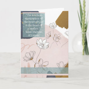 Grußkarte - Saint Thérèse Lisieux - Mütter Karte