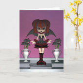 Grußkarte "Schwarze Rose" Karte (Gelbe Blume)