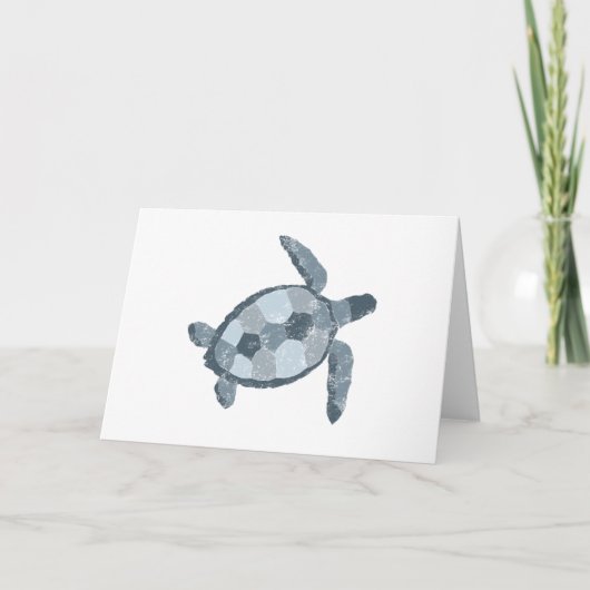 Grußkarte Sea Turtle Dankeskarte (Vorderseite)