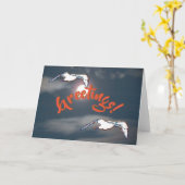 Grußkarte - Seagull Gruß Karte (Gelbe Blume)