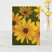 Grußkarte "Sie hellen meinen Tag" Karte (Gelbe Blume)
