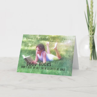 Grußkarte SOMMERLESEN Dankeskarte