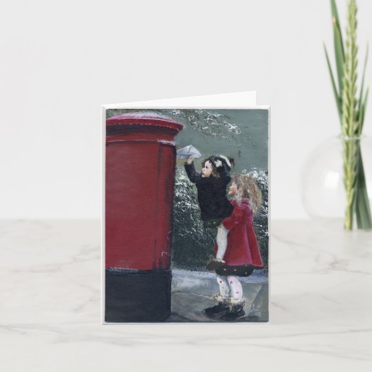 Grußkarte "Sonderlieferung" Feiertagskarte (Vorderseite)