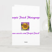 Grußkarte Sonntag Karte (Rückseite)