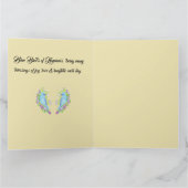 Grußkarte ; Spezielles Paar ihres Hochzeitstages Karte (Innenseite)