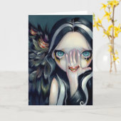 Grußkarte "Sprich kein Übel" Karte (Gelbe Blume)