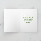 Grußkarte St. Paticks Tages Karte (Innenseite)