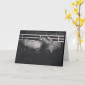 Grußkarte, Standard-weiße Umschläge inklusive Karte (Gelbe Blume)