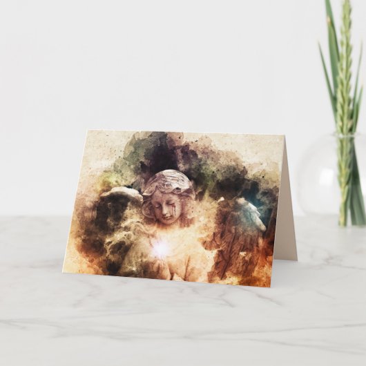 Grußkarte "Stigmata Engel" Karte (Vorderseite)