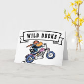 Grußkarte "Sumpf Wilde Enten" Karte (Gelbe Blume)