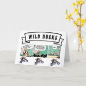 Grußkarte "Sumpf Wilde Enten" Karte (Gelbe Blume)