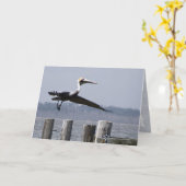 Grußkarte "Take Flight" Karte (Gelbe Blume)