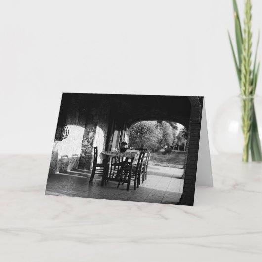 Grußkarte: Toskana Karte (Vorderseite)