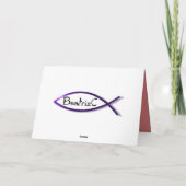 Grußkarte Triumph Karte (Rückseite)