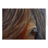 Grußkarte "Trust" für Pferde in Fine Art Jeden Anl (Vorderseite (Horizontal))