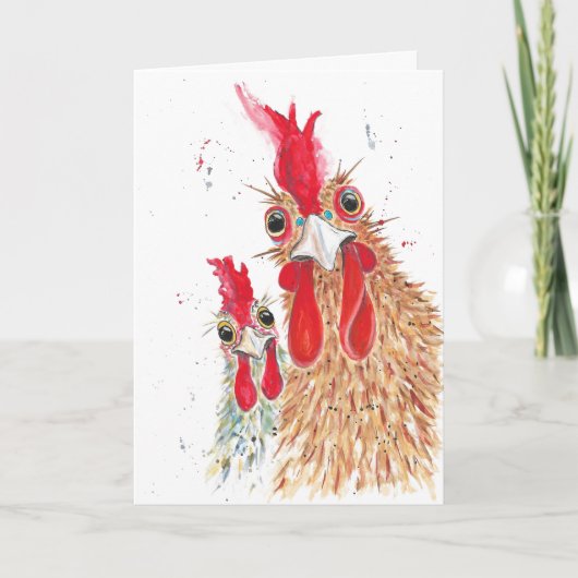 Grußkarte - Überraschung, Sie zu sehen Karte (Vorderseite)