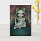 Grußkarte "Unicorns Geist" Karte (Gelbe Blume)