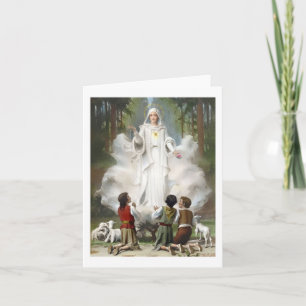 Grußkarte Unsere Liebe Frau von Fatima Karte