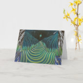 Grußkarte "Uranische Straße" Karte (Gelbe Blume)