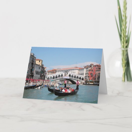 Grußkarte Venedig (Leere) Dankeskarte (Vorderseite)