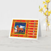 Grußkarte Veneto Flag Karte (Gelbe Blume)