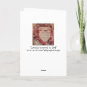 Grußkarte verloren karte (Rückseite)