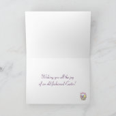 Grußkarte "Vintages Ostern" Feiertagskarte (Innenseite)