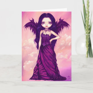 Grußkarte "Violet Angel" Karte
