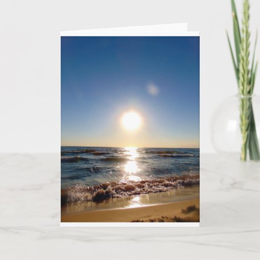 Grußkarte vom Lake Michigan Karte (Vorderseite)