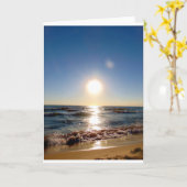 Grußkarte vom Lake Michigan Karte (Gelbe Blume)