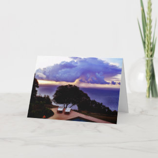 Grußkarte von der Welt ist meine Zuhause-Sammlung Karte