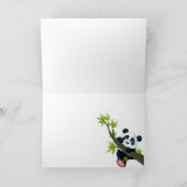 Grußkarte von Giant Panda Just Chillaxin Karte (Innenseite)
