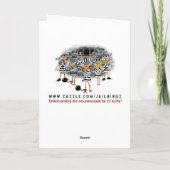 Grußkarte von Jail Bird Karte (Rückseite)