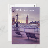 Grußkarte von London Postkarte (Vorne/Hinten)