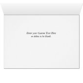 Grußkarte von Male Mallard (Innenansicht Horizontal (Unten))