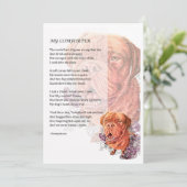 Grußkarte von Mastiff Hund Lover Geschenk Karte (Stehend Vorderseite)
