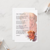 Grußkarte von Mastiff Hund Lover Geschenk Karte (Vorderseite/Rückseite Beispiel)