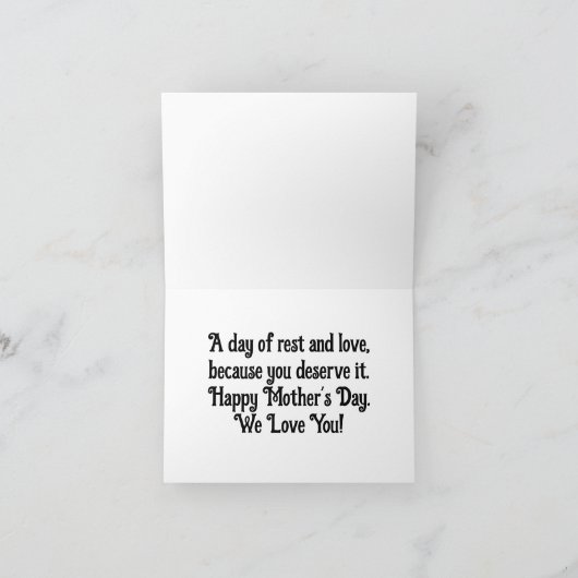 Grußkarte von Mutter Karte (Innenseite)