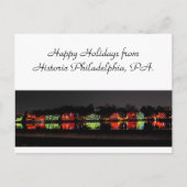 Grußkarte von Philadelphia Feiertagspostkarte (Vorderseite)