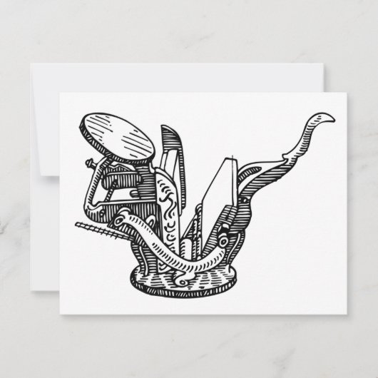 Grußkarte von Sigwalt Letterpress Dankeskarte (Vorderseite)