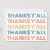 Grußkarte von Y'all Karte (Vorderseite)