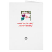 Grußkarte,w/Standard-Weißabdeckung (Hinten)