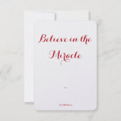 Grußkarte - Weihnachten - Einladung (Rückseite)