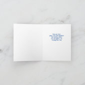 Grußkarte Weltfrieden Engel und Tauben Karte (Innenseite)