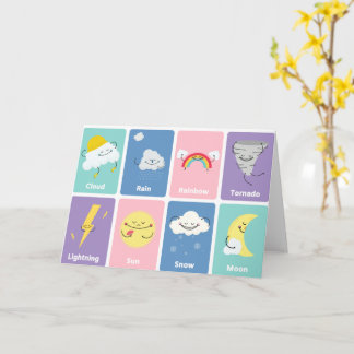 Grußkarte "Wetter" Karte
