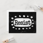 Grußkarte widerstehen karte (Vorderseite/Rückseite Beispiel)