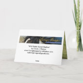 Grußkarte Wild Sable Island Dankeskarte (Rückseite)