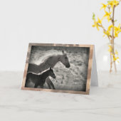 Grußkarte "Wilder Engel" Karte (Gelbe Blume)